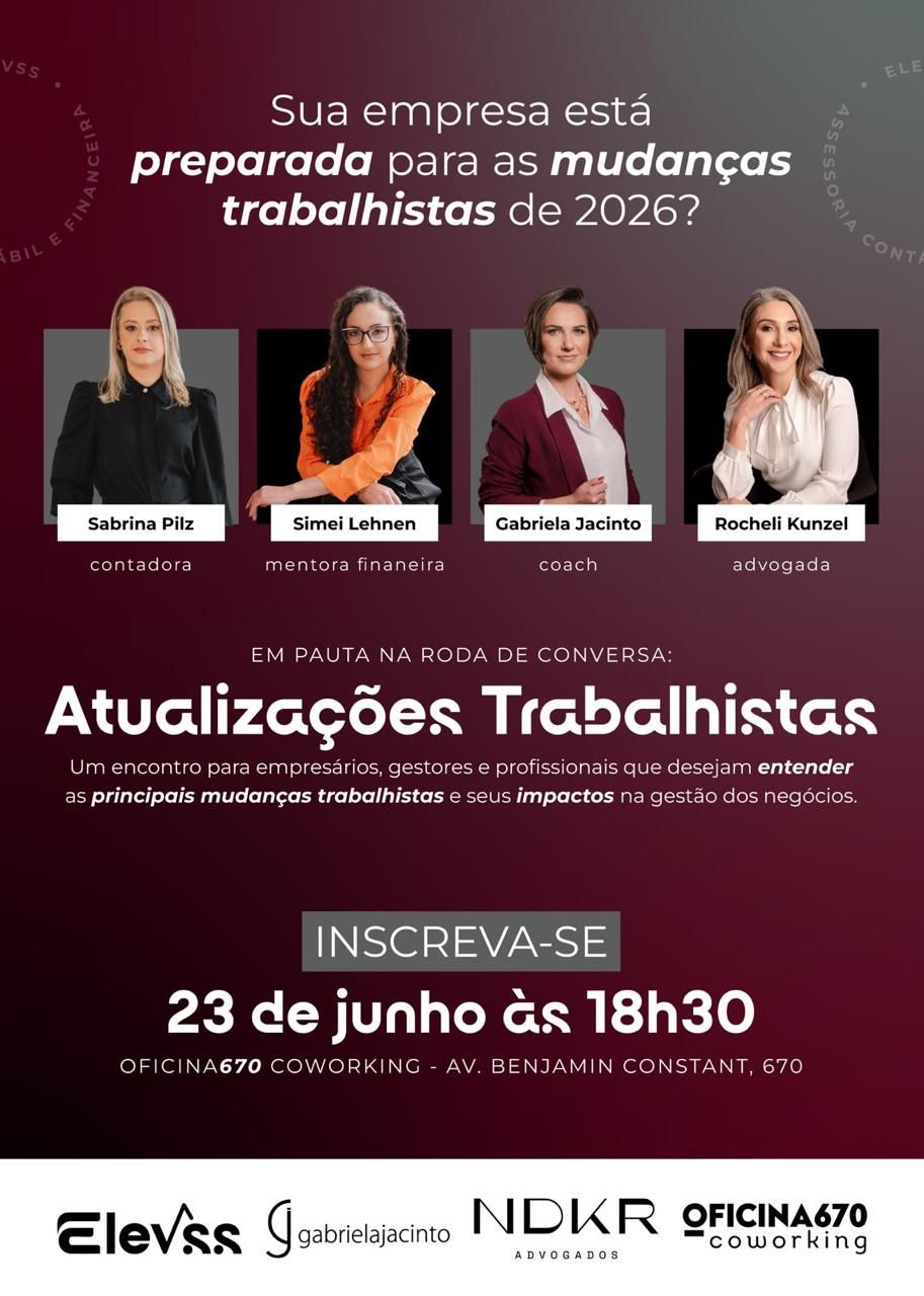 Empresárias debatem os desafios das mudanças trabalhistas previstas para 2026